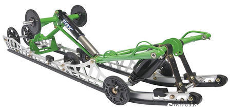 Arctic Cat’s 2009 M-Series models dropped weight partly due to new suspension design.