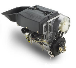 Expect 50-plus horsepower from the Rotax 550cc fan-cooled twin.