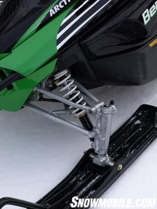 Bearcat sports a toughened up version of Arctic Cat’s AWS wishbone suspension.