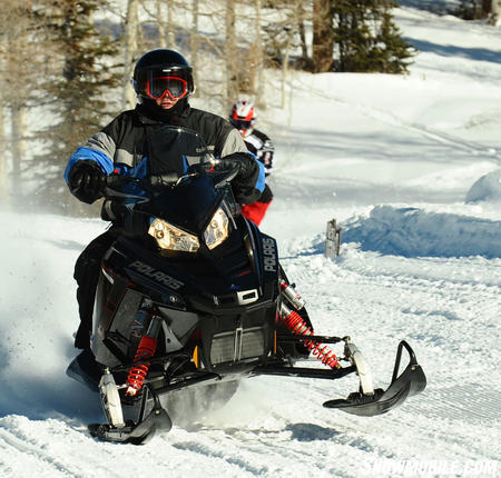 All new Pro-Ride suspension is the trade secret for the 2010 Polaris Rush.