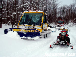 Groomers at work in Grey Bruce.