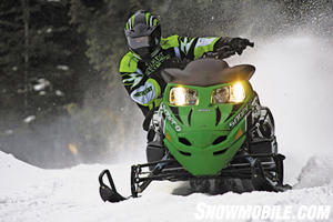 Look for refined ride and handling from Arctic Cat’s Twin Spar equipped ‘F’ models.