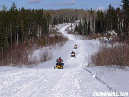 Snowmobile paradise!