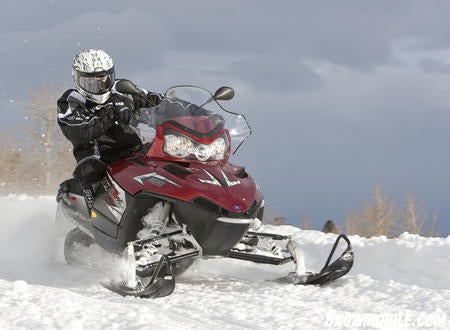 With a spunky engine and comfort-tuned ride, the 600 LX will master long trail miles.