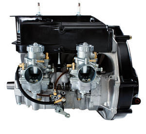 The 550cc fan-cooled twin offers good performance at a low cost.
