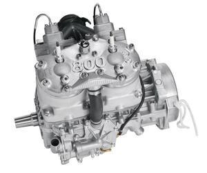 The M8 H.O. motor’s crankshaft is 4.3-pounds lighter than the previous year’s 800.