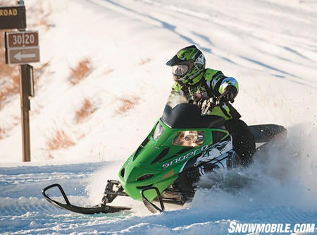 Arctic Cat adds exceptional ride to boosted power levels.