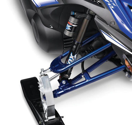 Yamaha worked with Fox to perfect the Fox Float X shocks used on the RTX SE.