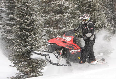 The Colorado powder was no match for the Dragon's flotation capabilities. (Photo by Jake Allred)