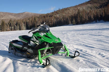 Arctic Cat is hoping that aggressive pricing will bring sales for the Sno Pro 500.