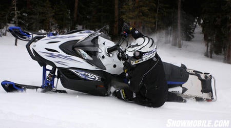 Don't let the weight numbers on the Apex MTX fool you.  The Yamaha engineers have done a great job making this sled feel light.  The Apex even shines when boondocking in the trees.