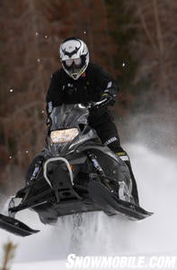 The 2010 Yamaha FX Nytro SE 162 has great deep snow floatation.