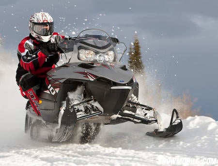 With ample torque the 800 IQ ‘s Liberty twin can pull the skis off the ground and provide exceptional straight-line acceleration.