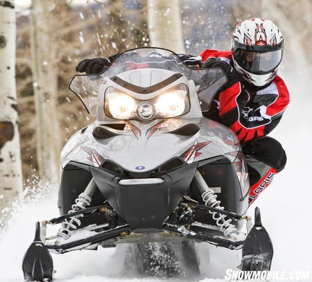 The majority of sport riders will find the 800 IQ more than enough sled for a spirited day on the trail.