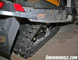 The installed Cobra provides very aggressive performance and also looks very aggressive on the sled. 