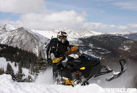 The Renegade Backcountry X does a great job combining mountain and trail specifics into one sled.