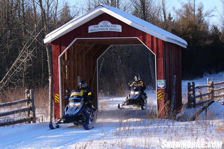 A covered bridge in Eastern Ontario.