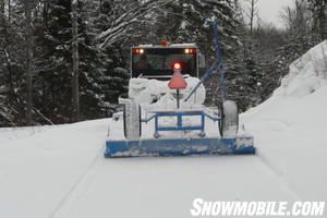 Groomers attend regularly to the trails in the Sudbury region.