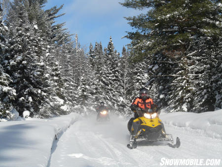 The snow gods dump on Rainbow Country every winter.