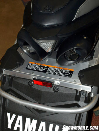 2011 Yamaha Apex Rear