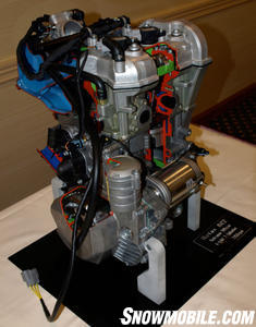 All-new 600cc 4-stroke will eventually replace the 550cc fan and carbureted 600 two-cycle.