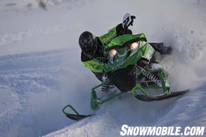 Minor changes were made to the Sno Pro 500 trail racer.