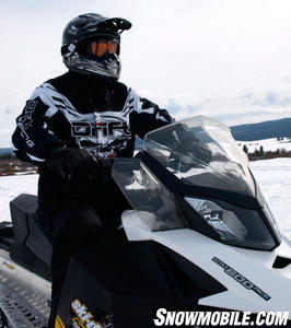 The MXZ offers great style to a sled capable of 29 miles per gallons.