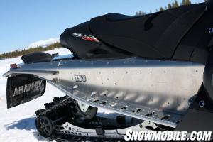 For good or for bad the Yamaha Nytro MTX has the widest running boards of any mountain sled.