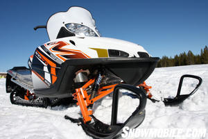 The 2011 Arctic Cat M8 Sno Pro has one of the best mountain specific chassis ever built.