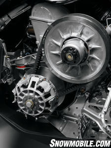 The new eDrive for the 600 ACE was derived from a Can-Am ATV drive system.