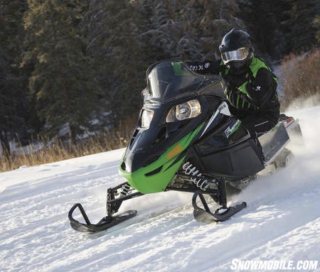 Our choice for long distance “miler” is Arctic Cat’s F70 built around the new IRP chassis.