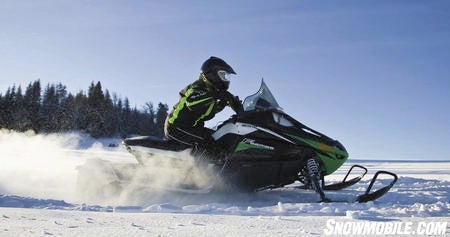 The fan-cooled Suzuki twin can power comfortably along trails all day long.