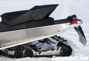 Modern angular styling makes the Ski-Doo a standout.