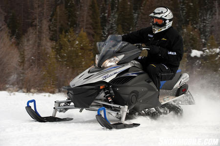 Yamaha’s Vector GT is one of the best trail-capable sleds on the market for 2011.