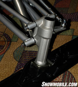 Yamaha’s A-arm front suspension delivers up to 9-inches of travel.