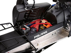 You can use the underseat storage to keep all kinds of necessities that might range from ropes to ice fishing gear.