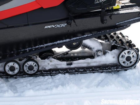 Ski-Doo used the SilenTrack to help reduce noise on the trail.