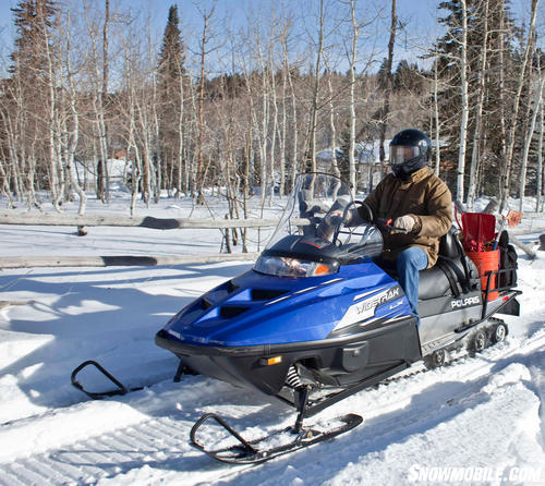 2011 Polaris WideTrak LX Action Riding