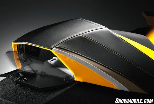 2012 Ski-Doo Lineup Narrow Seat Storage