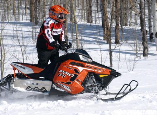 2011 Polaris 800 Switchback Pro-R action standing