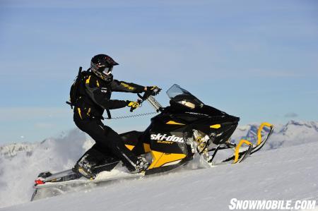 The Ski-Doo Summit SP with the long 163-inch PowderMax track is a proven climber.