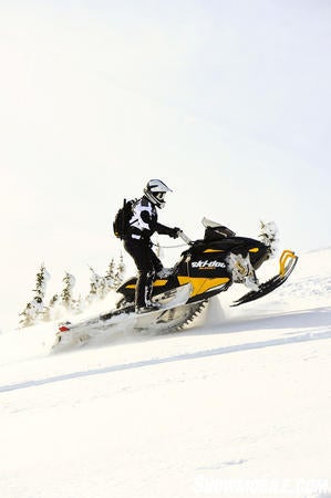 The combination of a powerful E-TEC twin and 16-inch wide footprint makes the 2012 Summit a top performer.