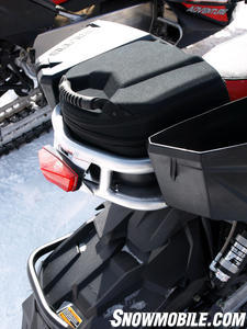 Polaris brings “Lock & Ride,” an innovative cargo system to snowmobiling for 2012.