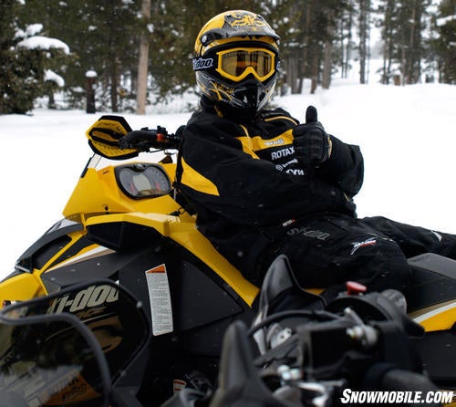 2012 Ski-Doo MXZ TNT E-TEC Thumbs Up