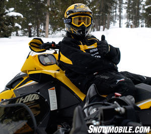 2012 Ski-Doo MXZ TNT E-TEC Thumbs Up