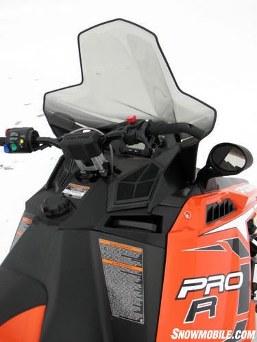 2012 Polaris 800 Switchback Pro-R console windshld