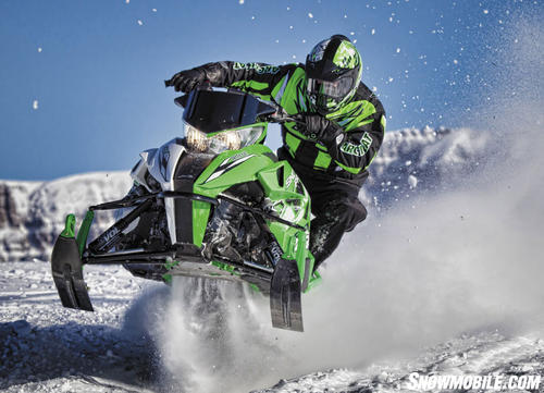 2013 Arctic Cat Race Replica Action