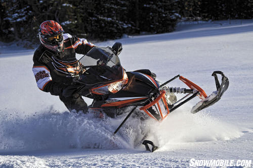 2013 Arctic Cat XF1100 Cross Tour Cornering