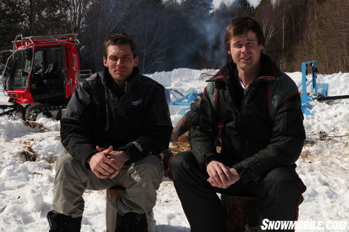 Fun on the Snowmobile Trails