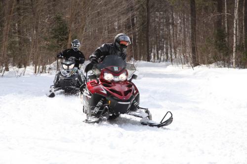 Snowmobile Riding in Bonfield